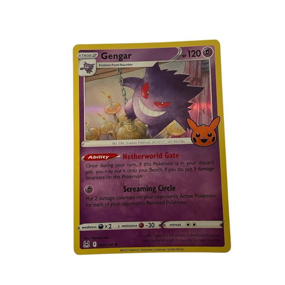 Pokemon Gengar (2022 Copyright Date) - Trick or Trade BOOster Bundle